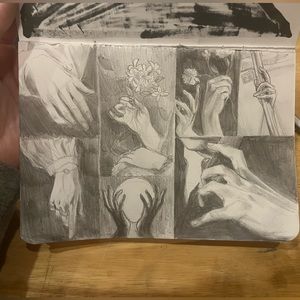 detailed hand sketches :)